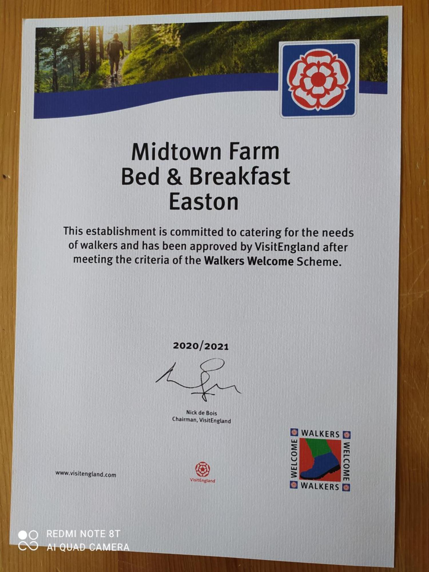 Midtown Farm Bed & Breakfast Easton  Eksteriør bilde